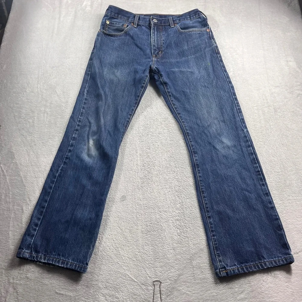 Levis 517 Bootcut Jeans Mens 33x30 Medium Wash Blue Cotton Denim 517-0217
